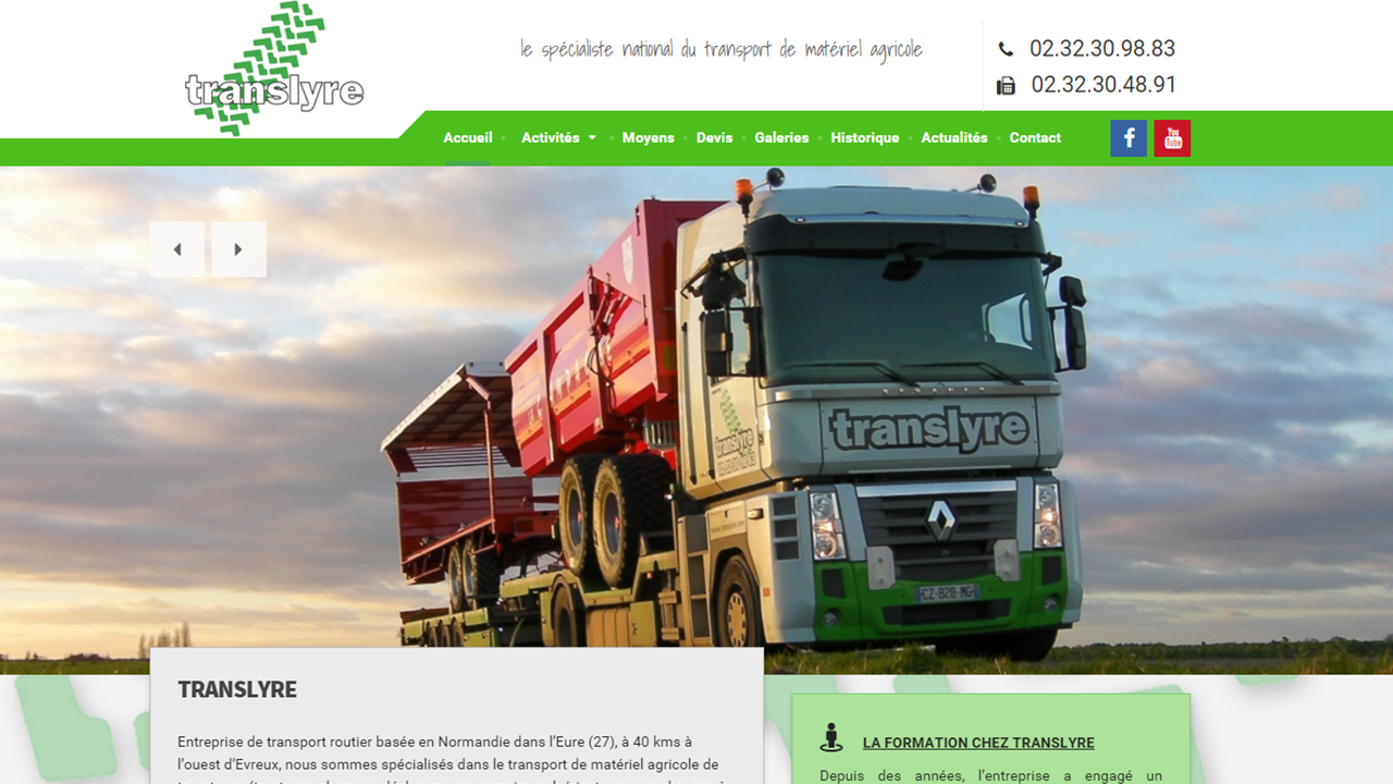 transport de matériel agricole