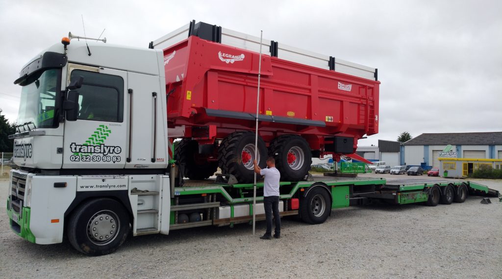 Le transport de matériel agricole Translyre