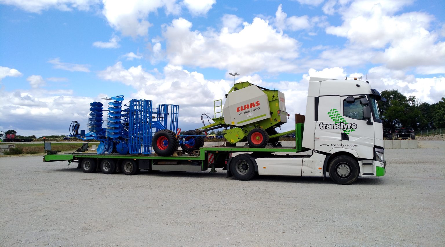 Le transport de matériel agricole Translyre